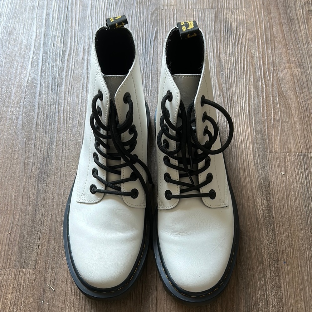 White Dr. Martens, size 8